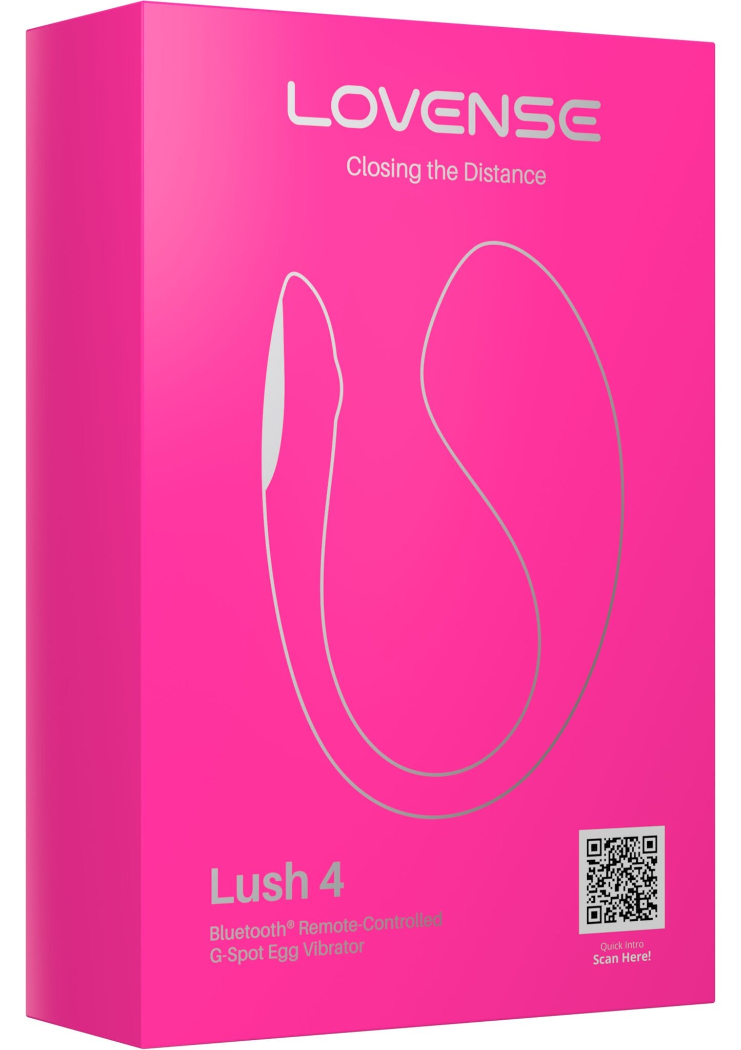 Lovense Vibrator cu vibrații – Lush 4 control prin aplicație stimulare punct G LED interactiv silicon medical