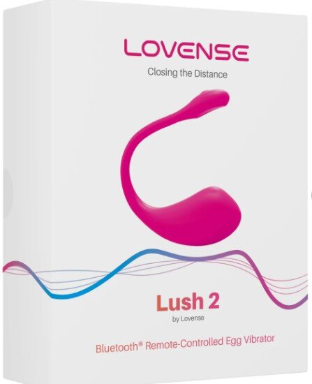 Lovense Vibrator - LUSH 2 control prin aplicatie pentru stimularea punctului G clitorisul si penisul in cazul penetrarii 15 cm culoarea roz
