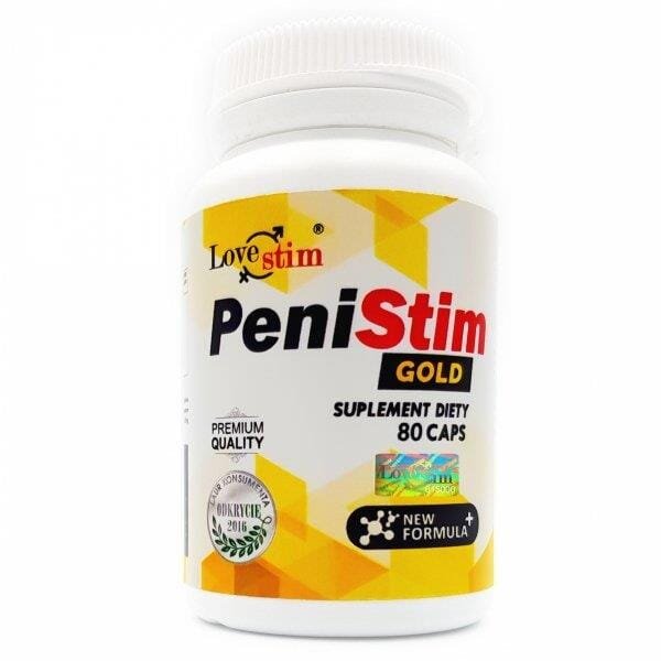 LoveStim Supliment alimentar - PeniStim Gold pentru potență și performanță masculină 80 buc