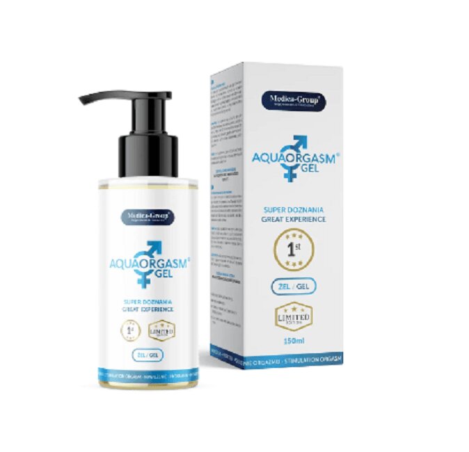 MEDICA GROUP Gel intim - Aqua Orgasm cu efect răcoritor pentru plăcere intensă și hidratare naturală 150 ml