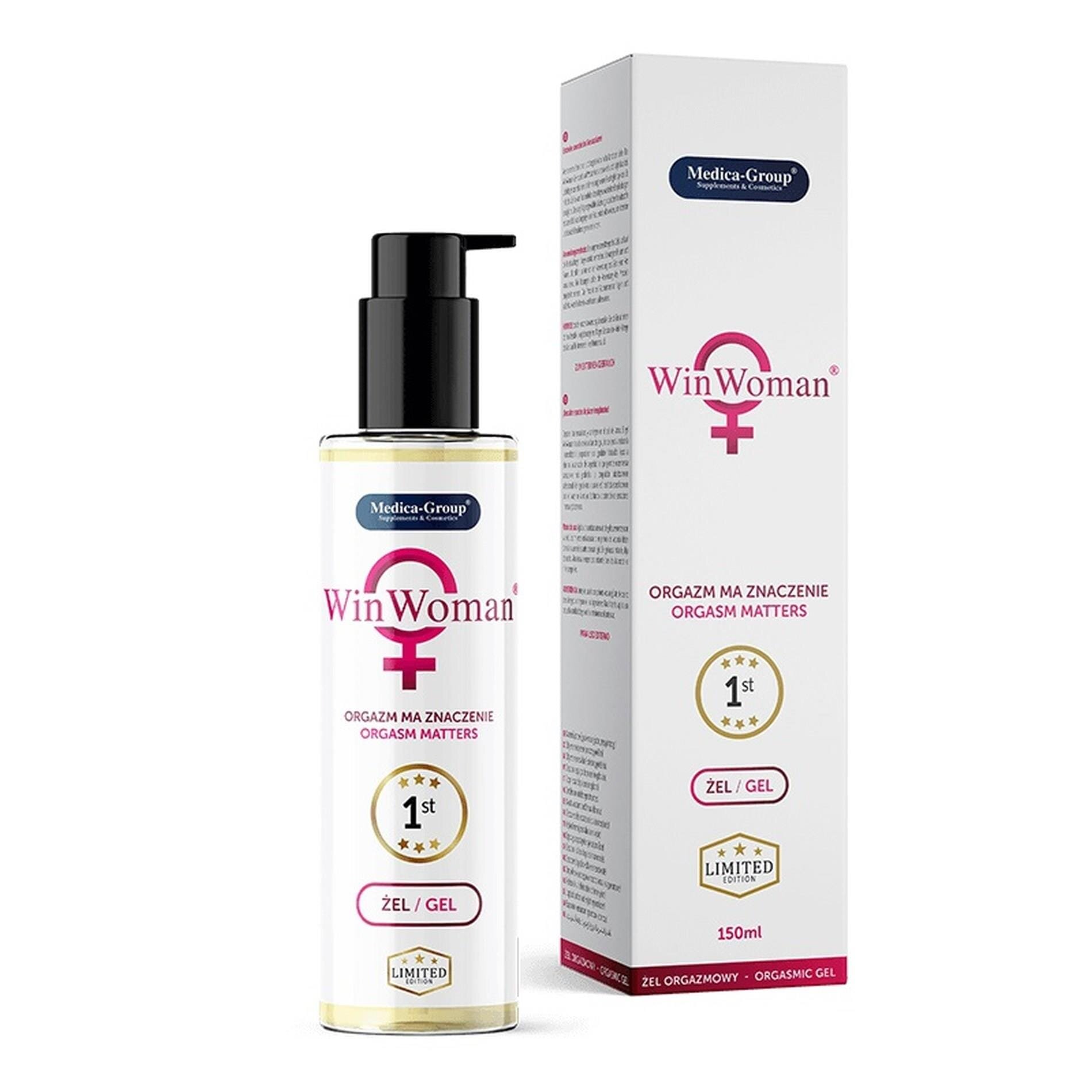 MEDICA GROUP Gel - WinWoman pentru stimularea orgasmului si intensificarea plăcerii 150 ml