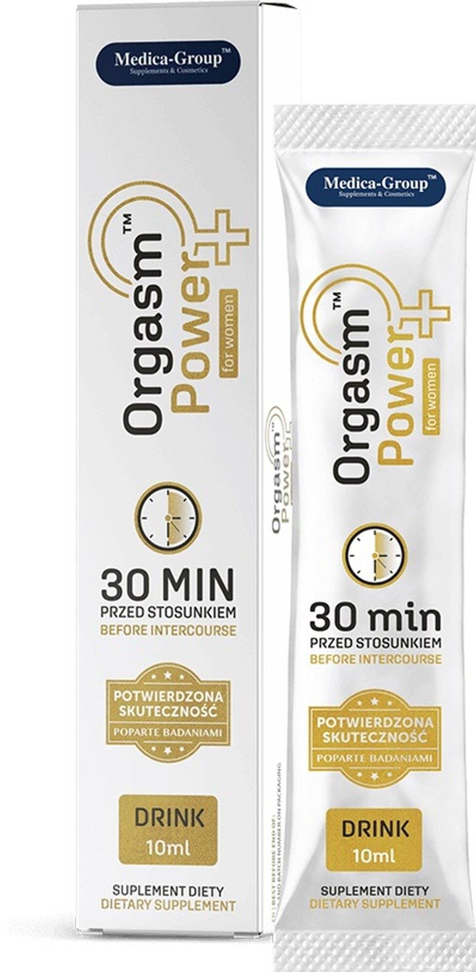 MEDICA GROUP Supliment alimentar - Orgasm Power for Women pentru excitare rapidă și orgasm intens 10 ml