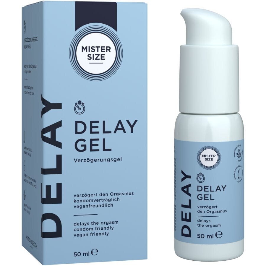 Mister Gel întârziere SIZE – Delay Gel efect de răcire și întârziere a orgasmului 50 ml
