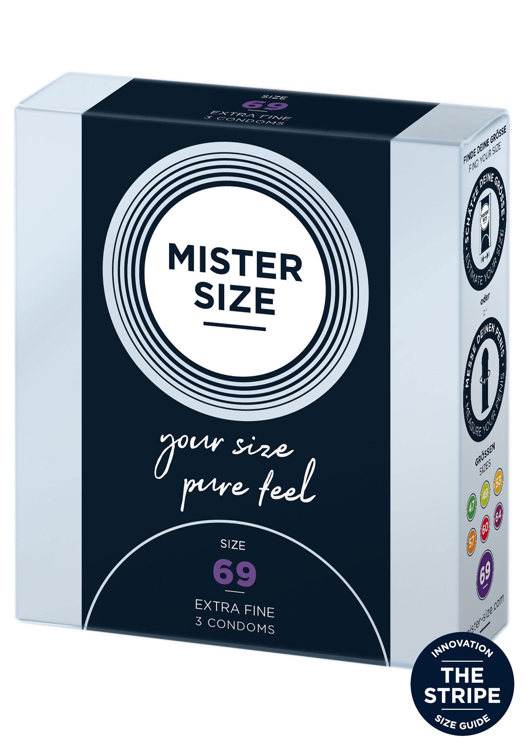 Mister Prezervative SIZE ultra subtiri marime 69 mm 1 cutie x 3 buc