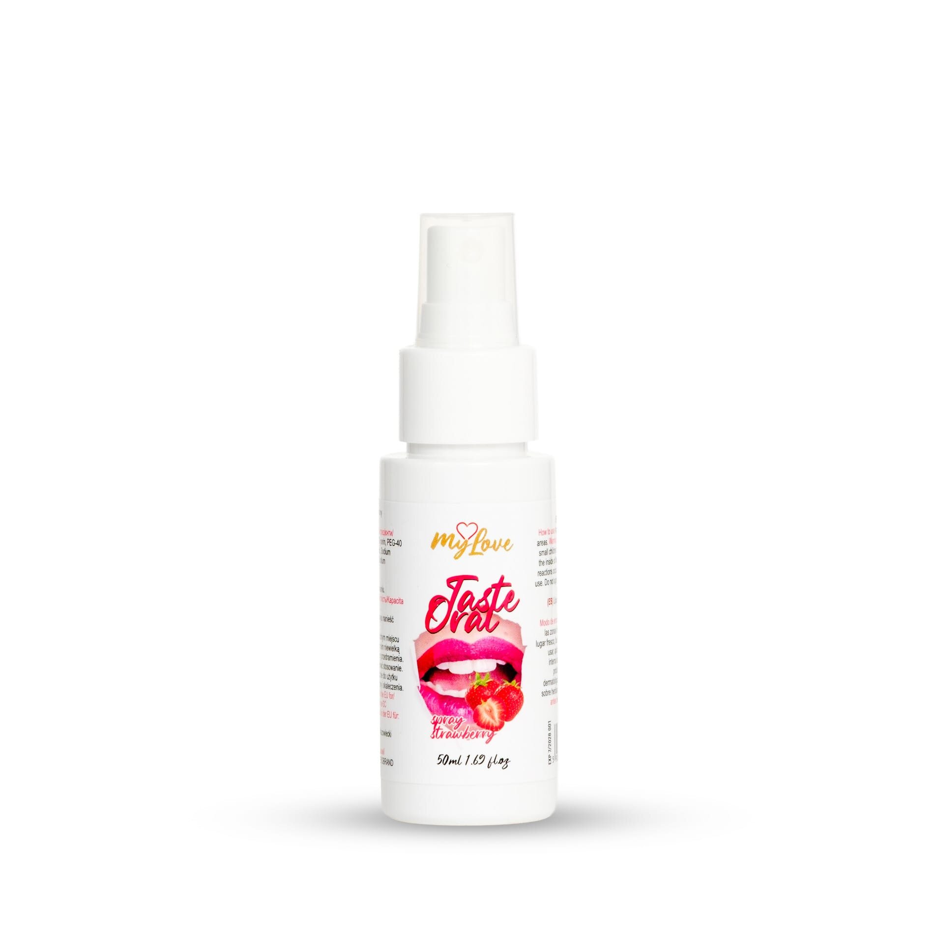 MYLOVE Spray pentru sex oral - Taste Oral aroma de capsuni 50 ml