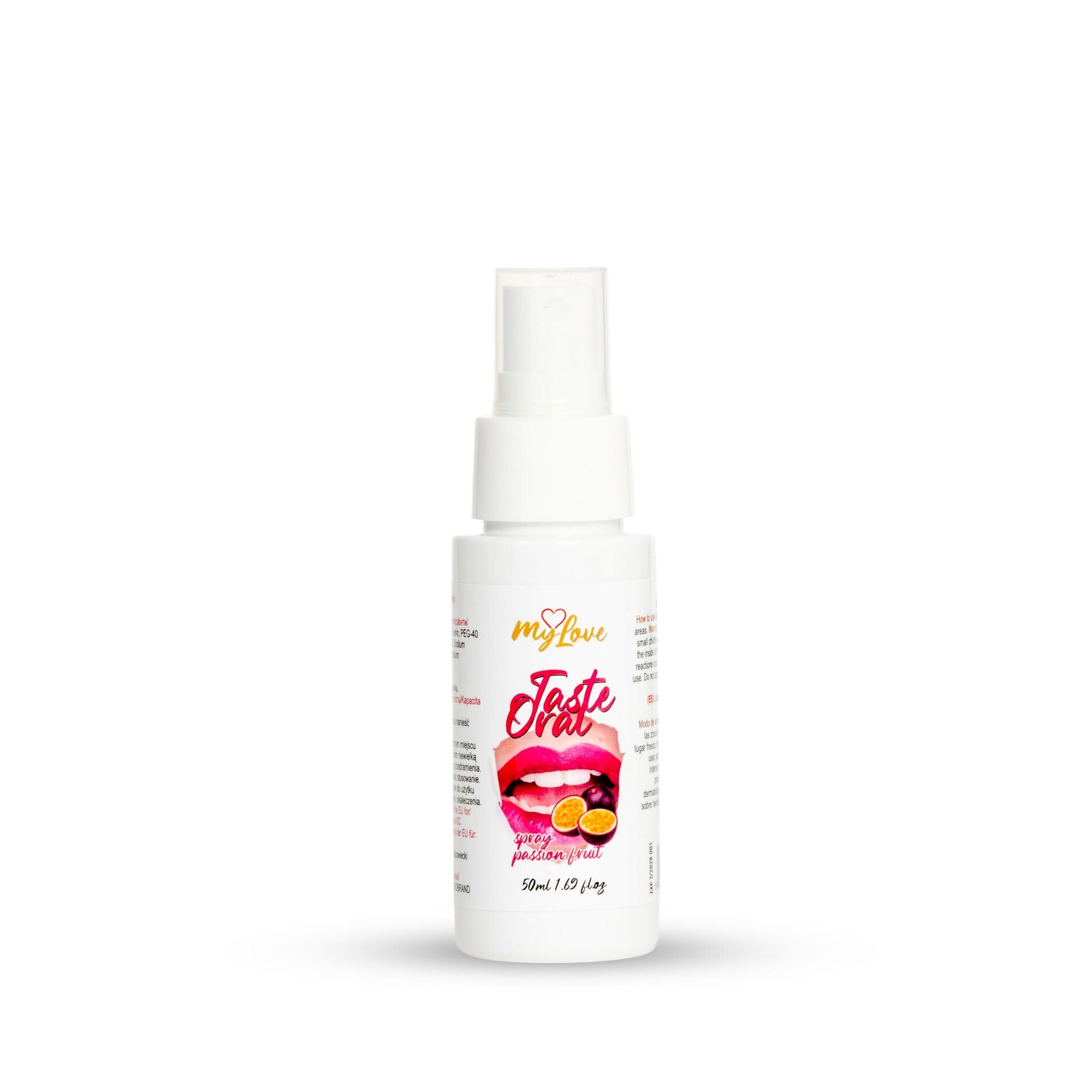 MYLOVE Spray pentru sex oral - Taste Oral aroma de fructul pasiunii 50 ml