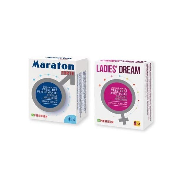 PARAPHARM Pachet PROMO: Capsule MARATON FORTE 4 buc + Capsule LADIES DREAM 2 buc