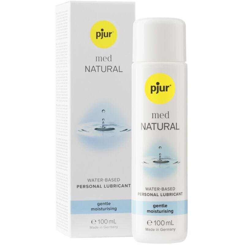 PJUR Lubrifiant – Med Natural pe bază de apă pentru hidratare delicată și protecția pielii sensibile 100 ml