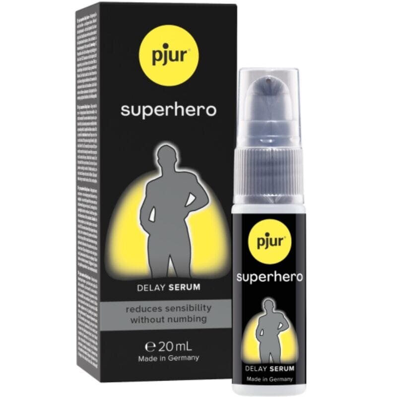 PJUR Serum – Superhero Concentrated pentru întârzierea ejaculării și performanță prelungită 20 ml
