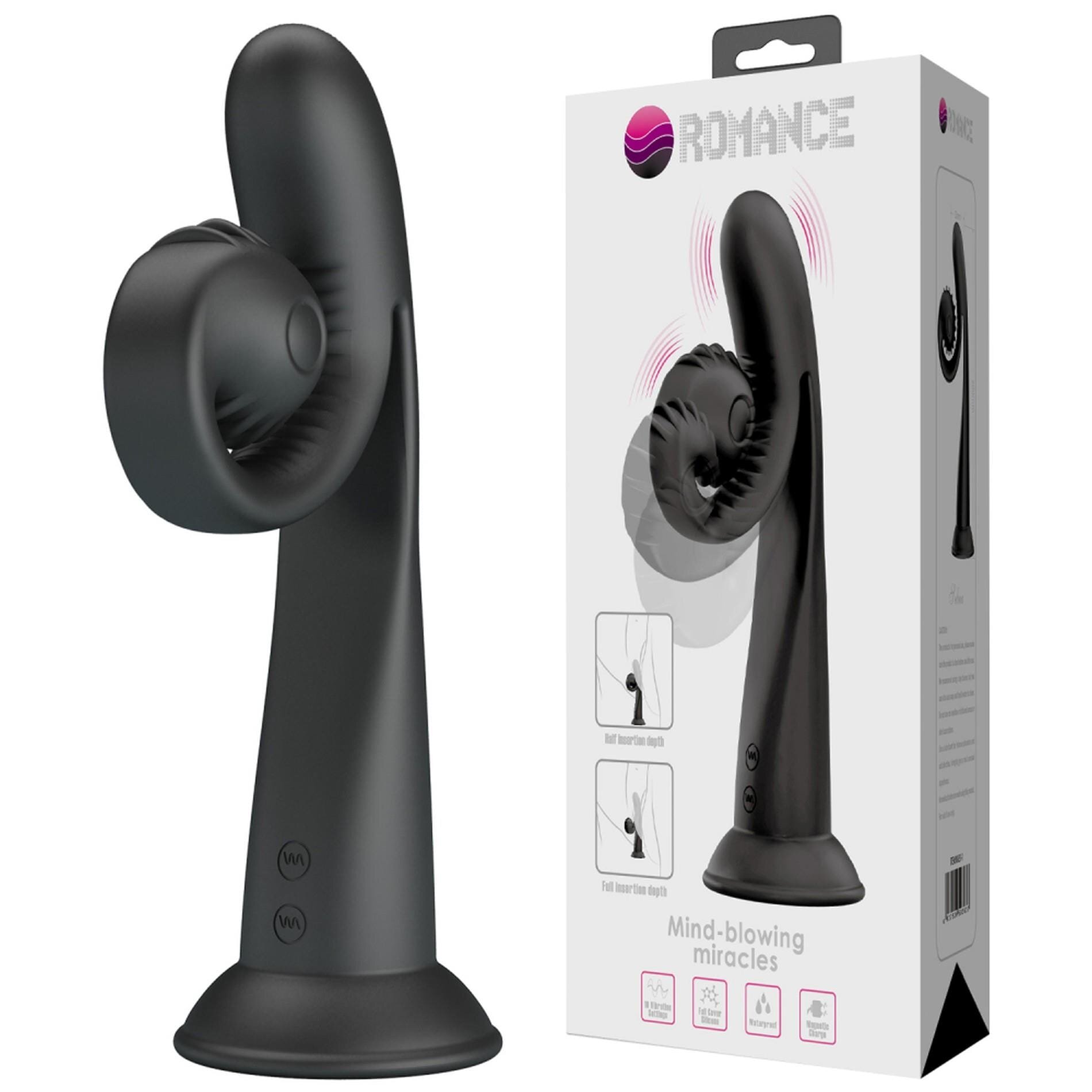 Pretty Love > Baile Vibrator Baile - Romance din silicon medical 10 moduri vibrație rezistent la apă alimentare USB negru