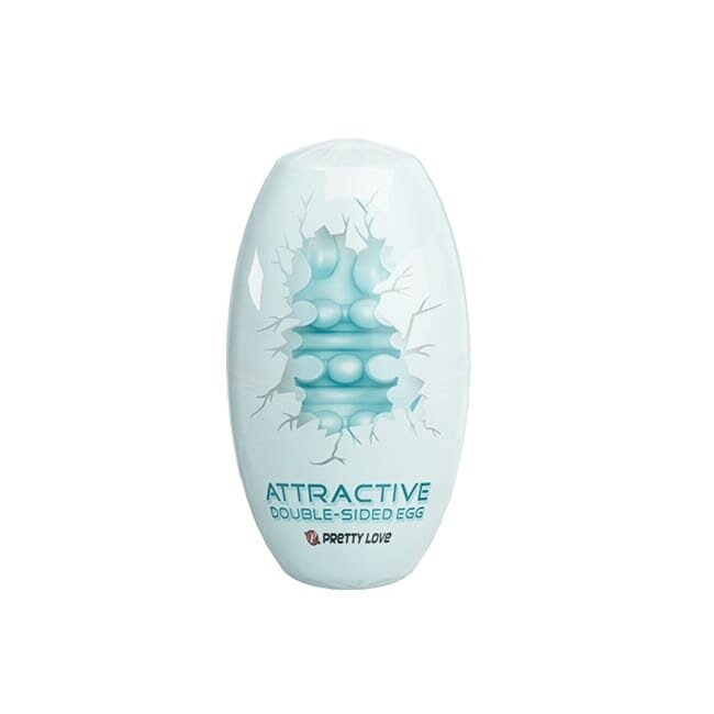 PRETTYLOVE Ou pentru masturbare - Attractive Double Side rezistent la apă verde