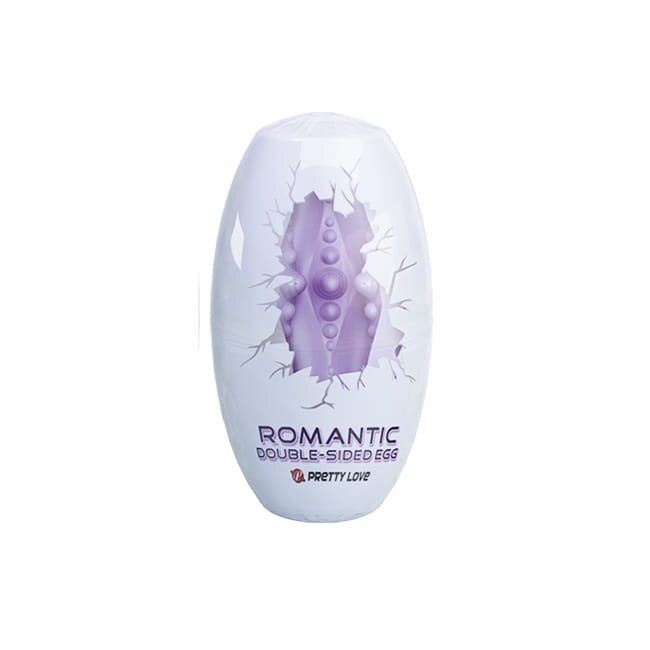 PRETTYLOVE Ou pentru masturbare - Romantic Double Side rezistent la apă mov