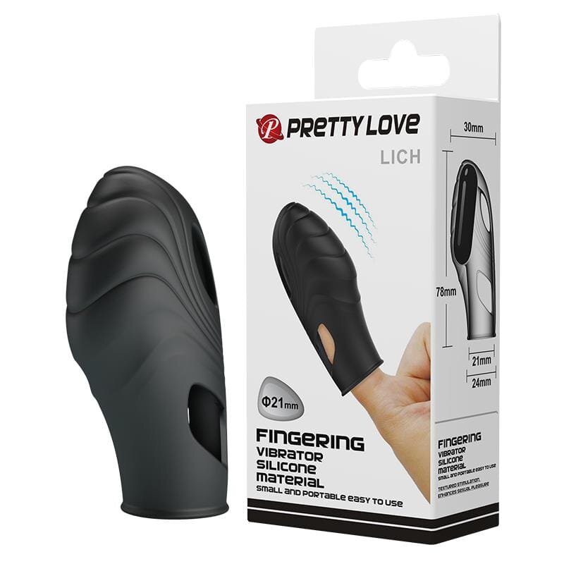 PRETTYLOVE Vibrator - LICH pentru stimulare clitoridiană din silicon 7.8 cm