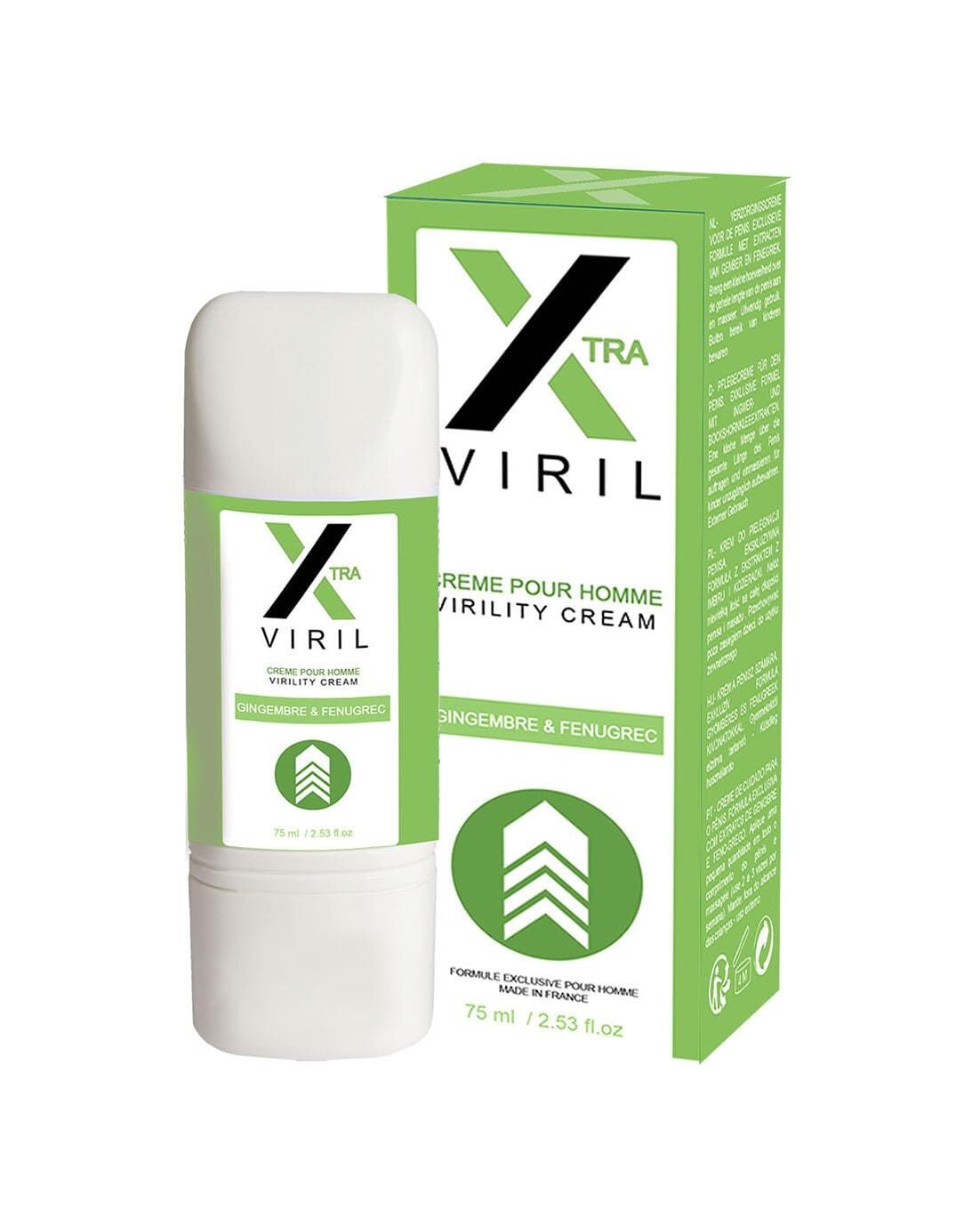 RUF Cremă pentru bărbați - X-tra Viril pentru stimularea virilității și energiei masculine 75 ml