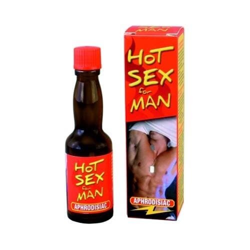 RUF Picături afrodisiace - Hot Sex for Man pentru stimularea dorinței și performanței masculine 20 ml