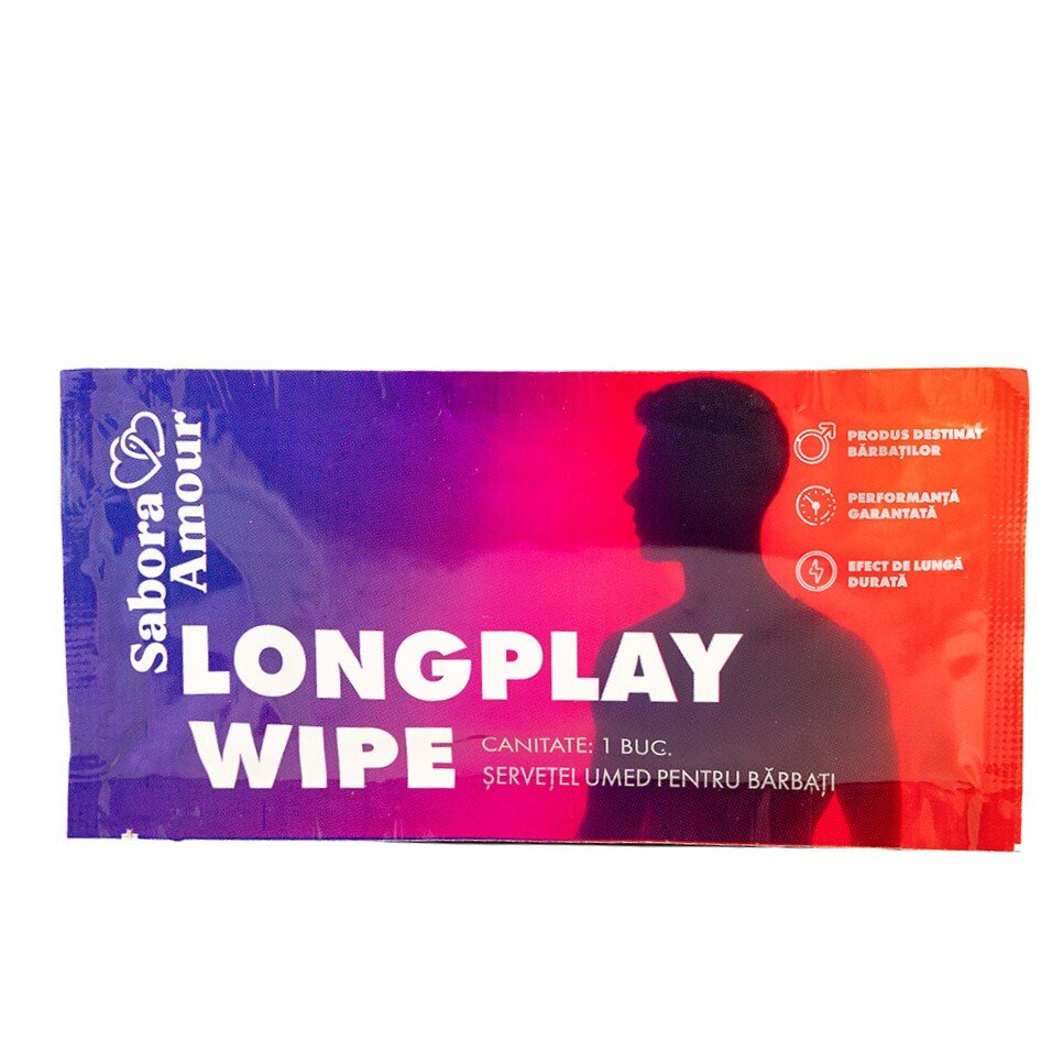 Sabora Amour Servetel pentru intarzierea ejacularii - LongPlay 1 buc