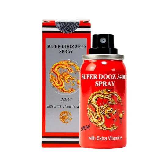 Sabora Spray SUPER DOOZ 34000 ajută la întârzierea ejaculării cu vitamina E 45 ml