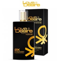 SHS Parfum cu feromoni Love & Desire Gold pentru bărbați 100 ml