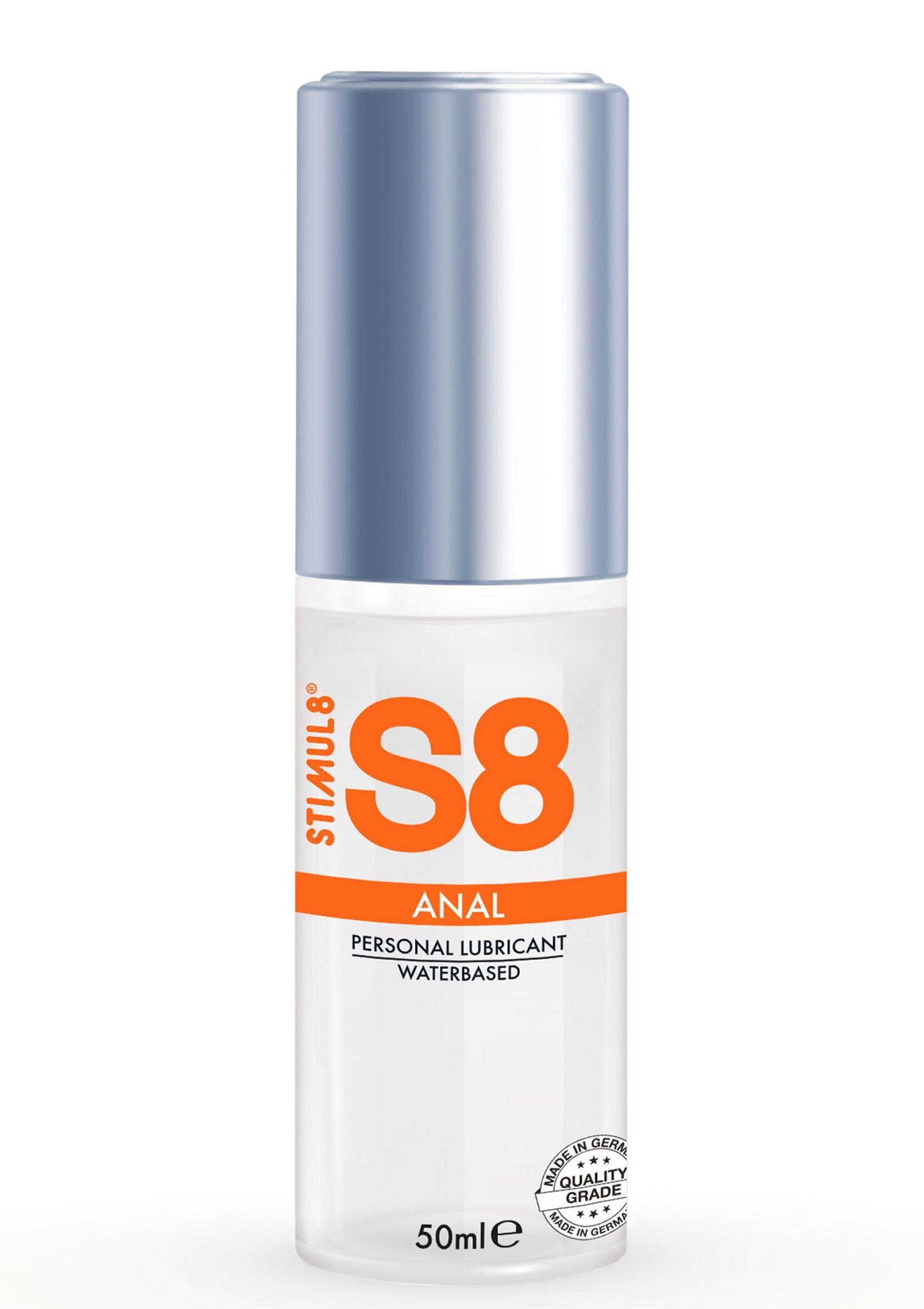 Stimul8 Lubrifiant anal S8 - Anal Lube pe baza de apa alunecare lină și plăcere intensă 50 ml