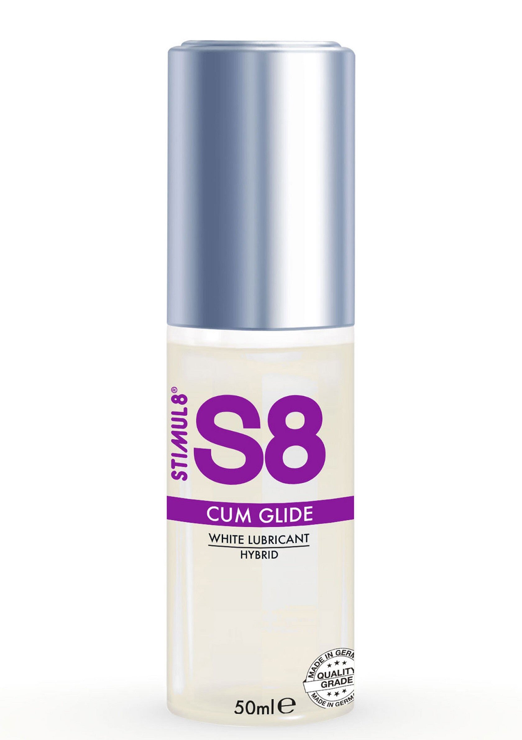 Stimul8 Lubrifiant hibrid S8 – Hybrid Cum Glide efect realist tip ejaculare 50 ml