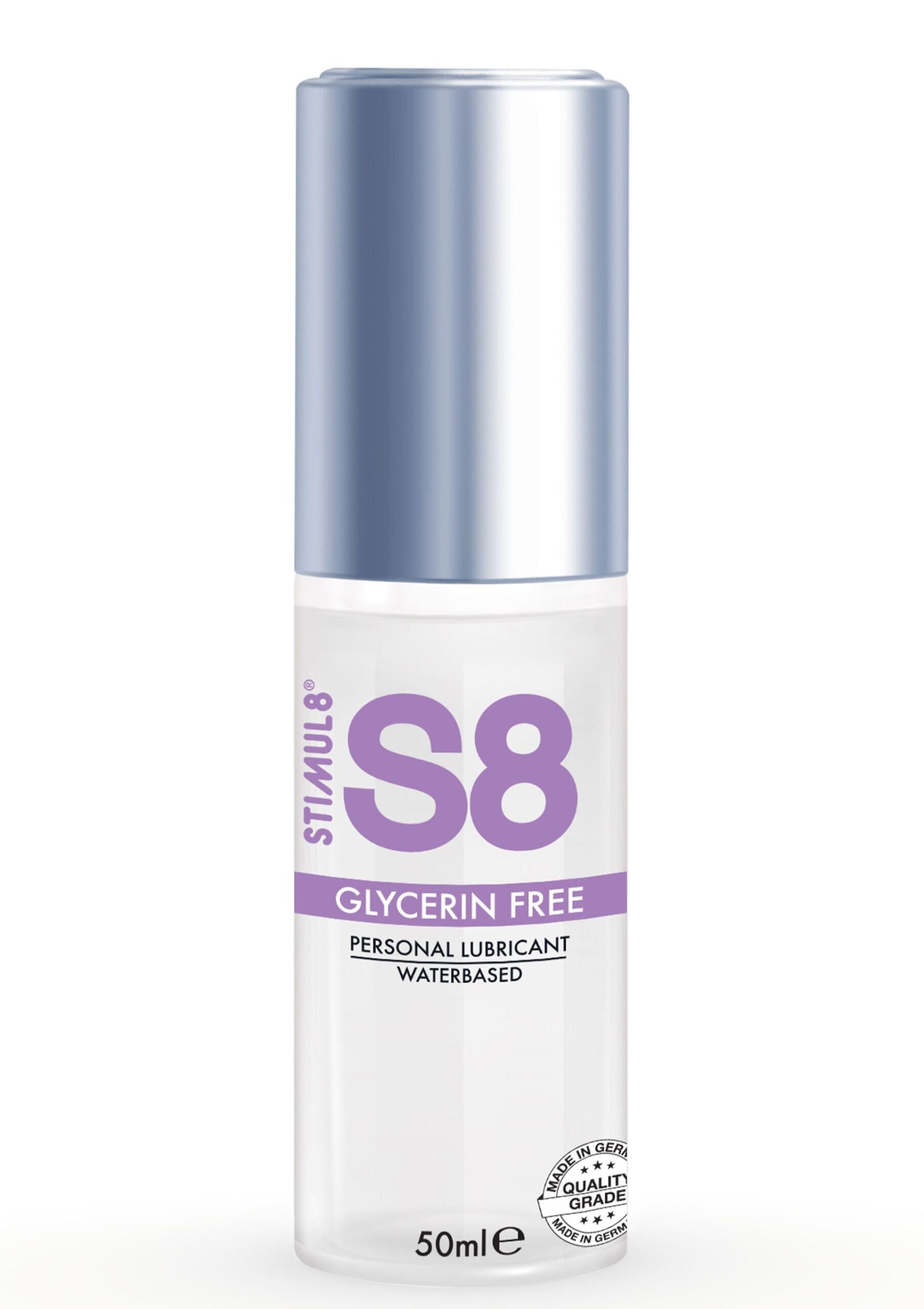 Stimul8 Lubrifiant S8 – Glycerin Free fără glicerină pe baza de apă formulă delicată 50 ml