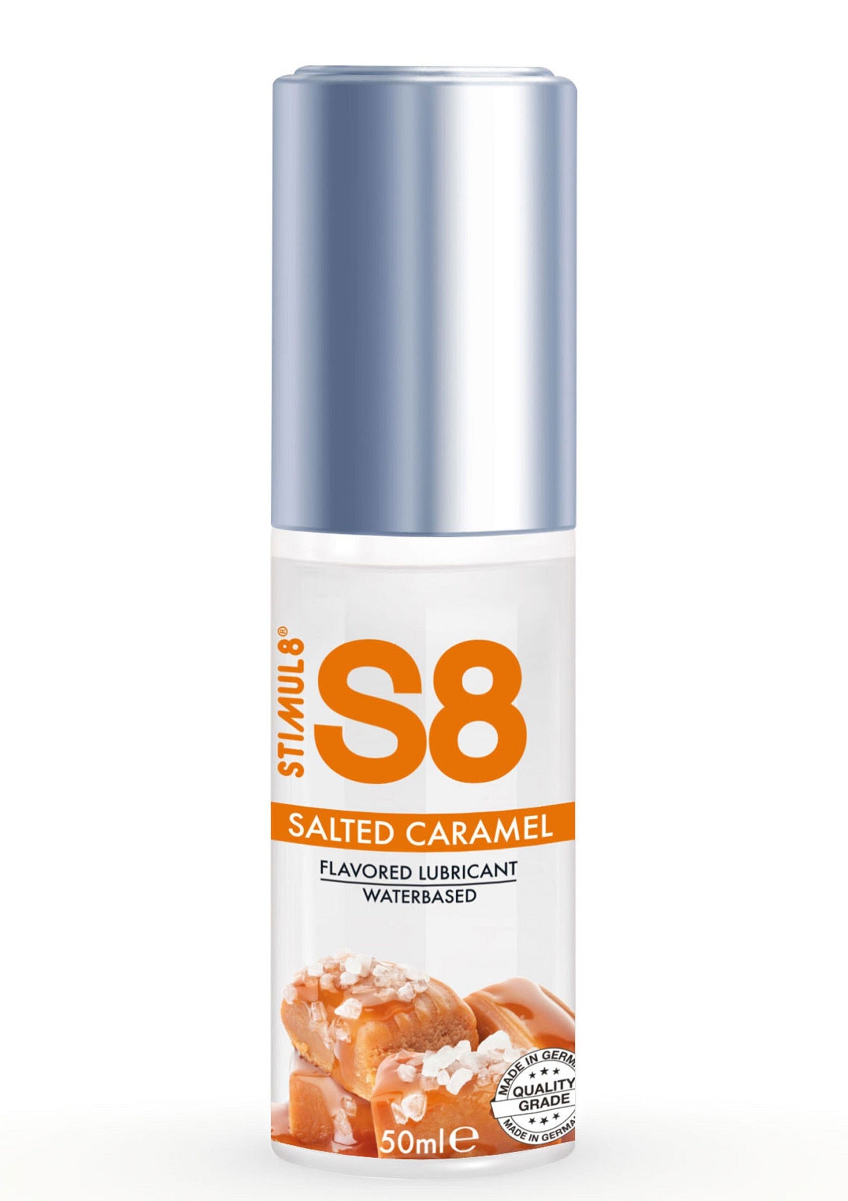 Stimul8 Lubrifiant S8 - Salted Caramel pe baza de apa cu aroma de caramel sarat 50 ml