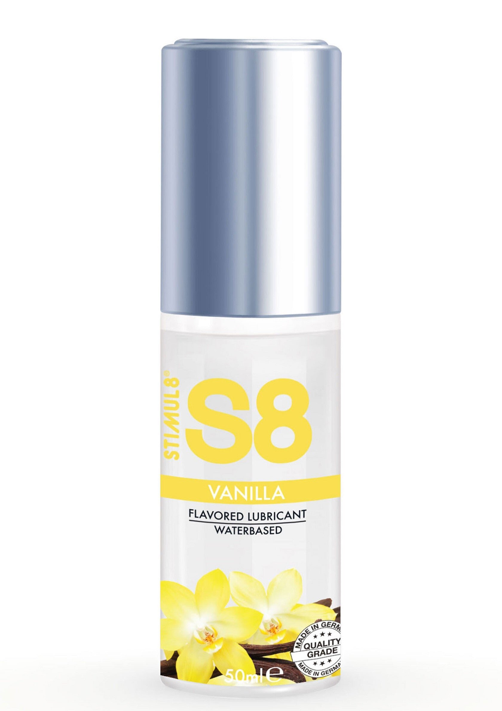 Stimul8 Lubrifiant S8 - Vanilla pe baza de apa cu aroma de vanilie 50 ml