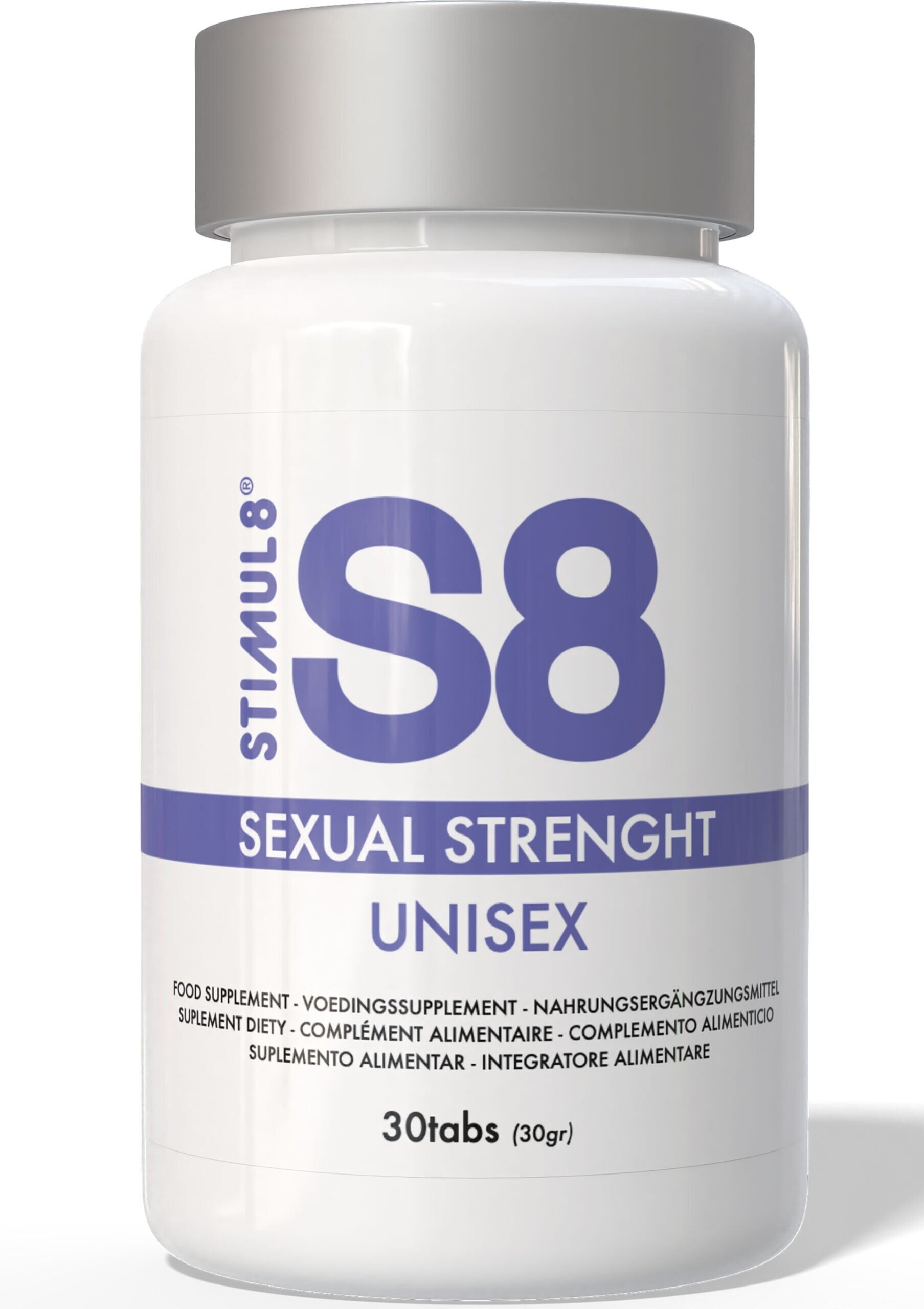 Stimul8 Supliment alimentar S8 - Sexual Strength pentru susținerea sănătății sexuale unisex 30 buc
