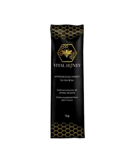 VITAL HONEY Miere afrodisiaca pentru imbunatatirea potentei si cresterea libidoului unisex 1 plic x 12 g