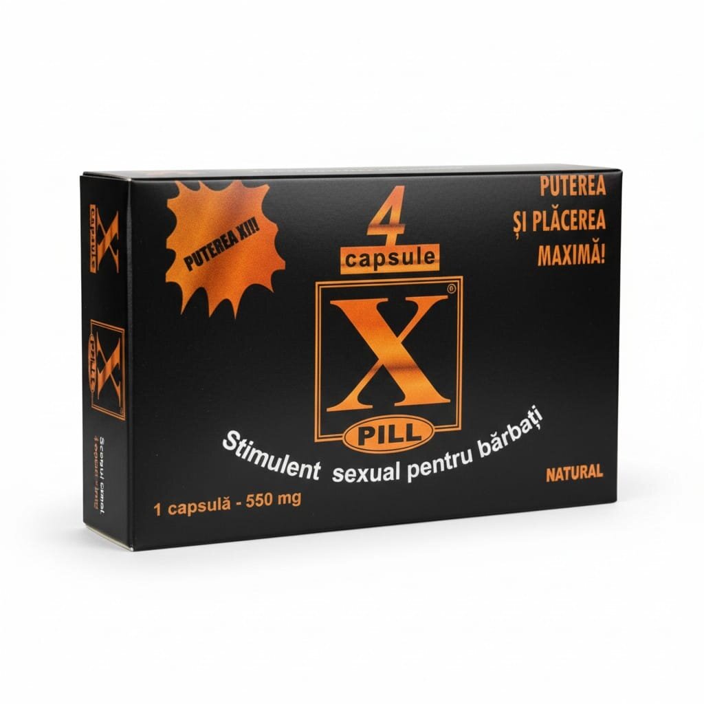 XPill Supliment alimentar X-Pill pentru stimularea erecției intârzierea ejaculării și creșterea libidoului 4 buc